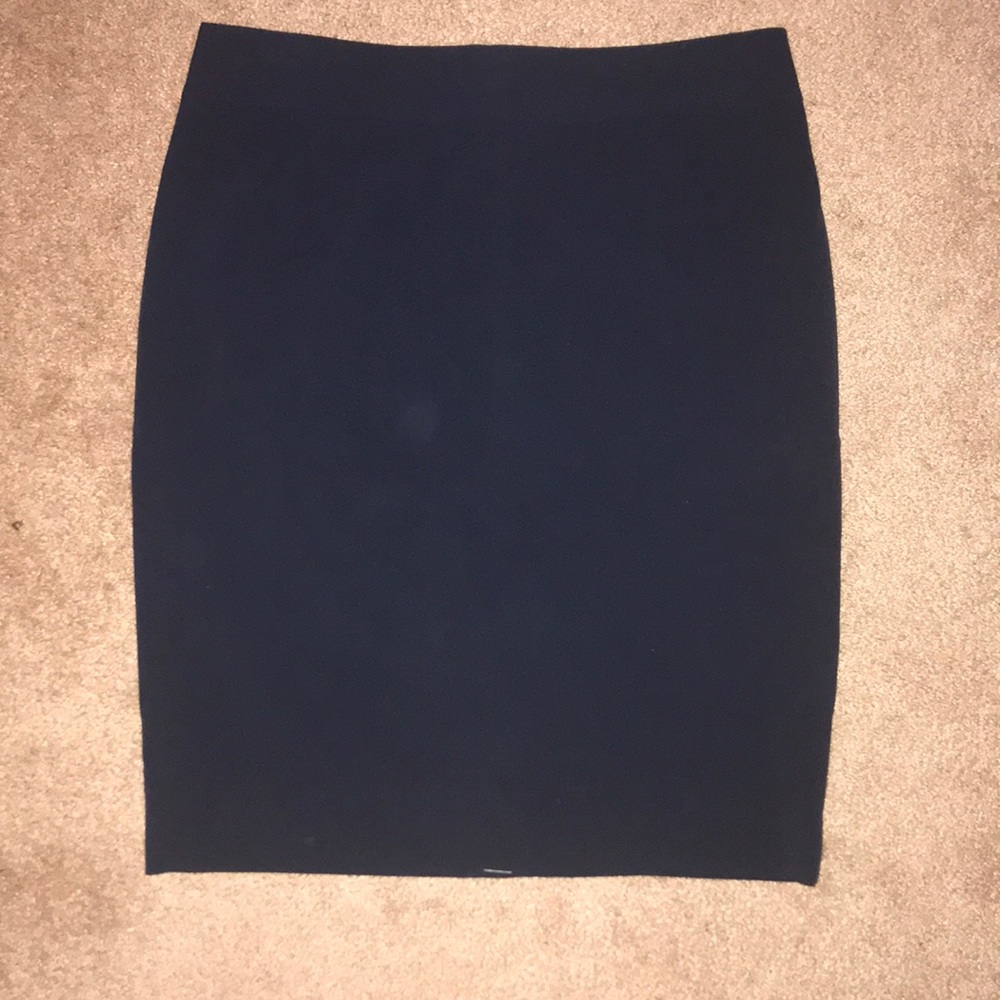 J. Crew navy mercantile pencil skirt
